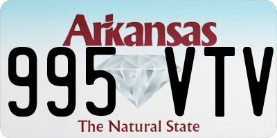 AR license plate 995VTV