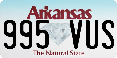 AR license plate 995VUS