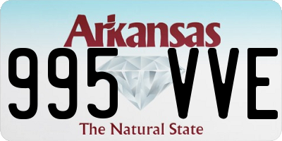 AR license plate 995VVE