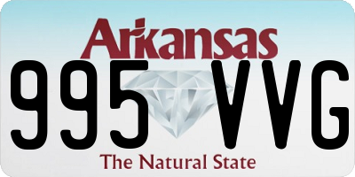 AR license plate 995VVG