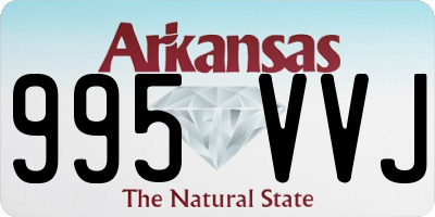 AR license plate 995VVJ