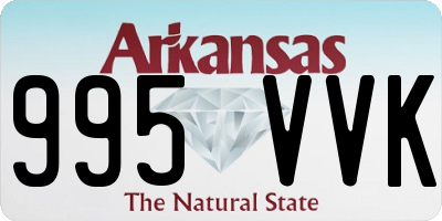 AR license plate 995VVK