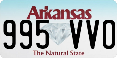 AR license plate 995VVO