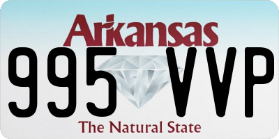 AR license plate 995VVP