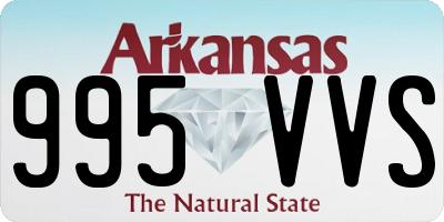 AR license plate 995VVS