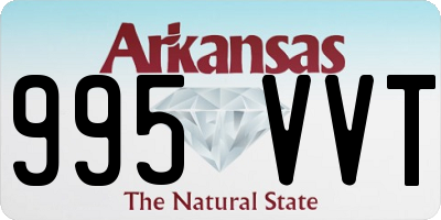AR license plate 995VVT