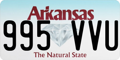 AR license plate 995VVU