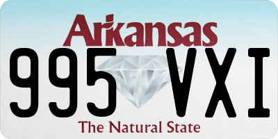 AR license plate 995VXI