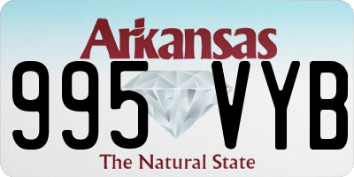 AR license plate 995VYB