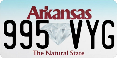 AR license plate 995VYG