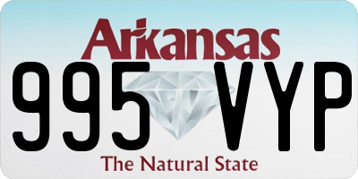 AR license plate 995VYP
