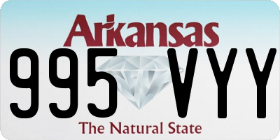 AR license plate 995VYY