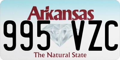 AR license plate 995VZC