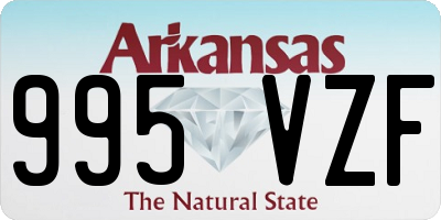 AR license plate 995VZF