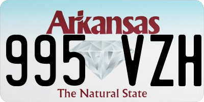 AR license plate 995VZH