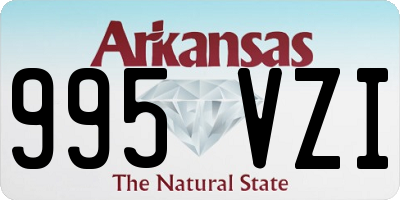 AR license plate 995VZI