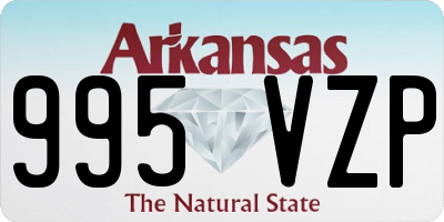 AR license plate 995VZP