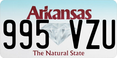 AR license plate 995VZU