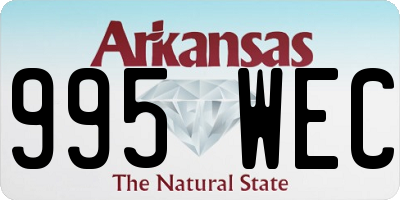 AR license plate 995WEC