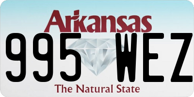 AR license plate 995WEZ