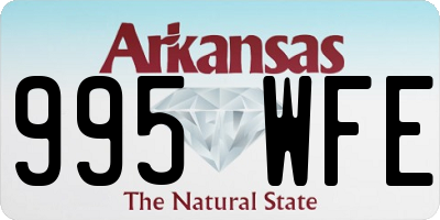 AR license plate 995WFE