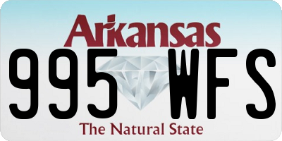 AR license plate 995WFS