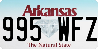 AR license plate 995WFZ
