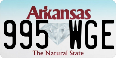 AR license plate 995WGE