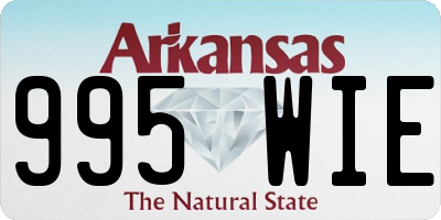 AR license plate 995WIE