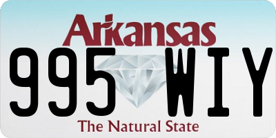 AR license plate 995WIY