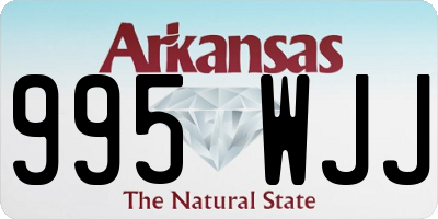 AR license plate 995WJJ