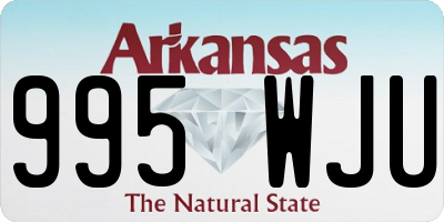 AR license plate 995WJU