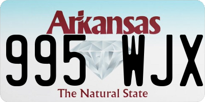 AR license plate 995WJX