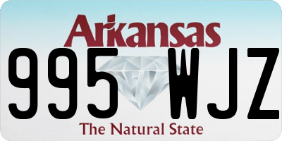AR license plate 995WJZ