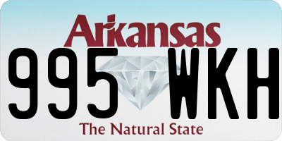 AR license plate 995WKH