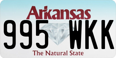 AR license plate 995WKK