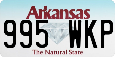 AR license plate 995WKP