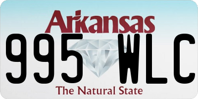 AR license plate 995WLC
