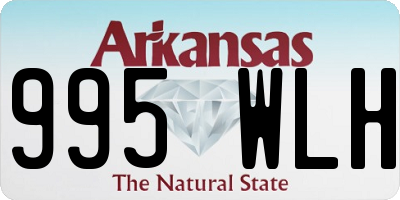 AR license plate 995WLH