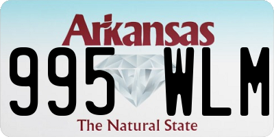 AR license plate 995WLM