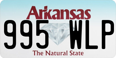 AR license plate 995WLP