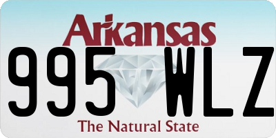 AR license plate 995WLZ