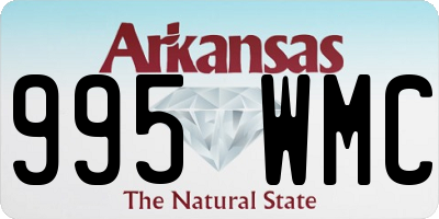 AR license plate 995WMC