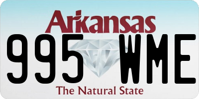 AR license plate 995WME
