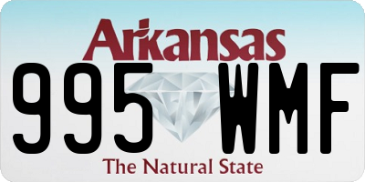 AR license plate 995WMF