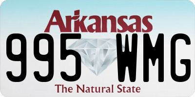 AR license plate 995WMG