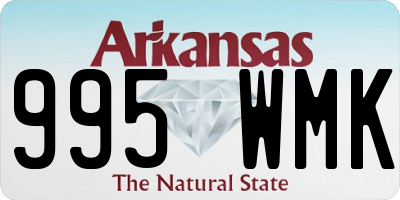 AR license plate 995WMK