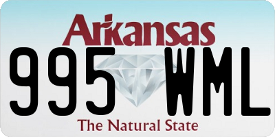 AR license plate 995WML