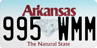 AR license plate 995WMM