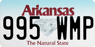 AR license plate 995WMP